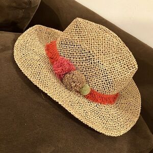 Zara Accessories Straw Cowboy Hat